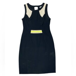 Yoana Baraschi Vintage Bodycon Black Dress